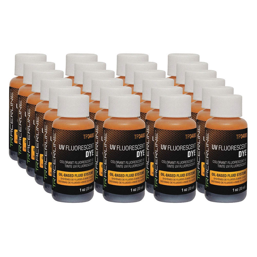 TRACERLINE  UV Leak Detection Dye,1 oz. Size 55NP47