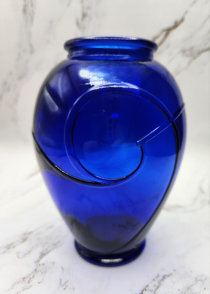 Wyeth Cobalt Blue Vase "The Blue Route" 1938