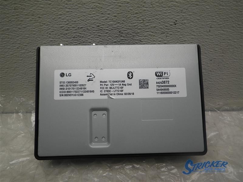 Chevrolet Silverado 1500 2018 Telematics Interface Module 84293872 8075