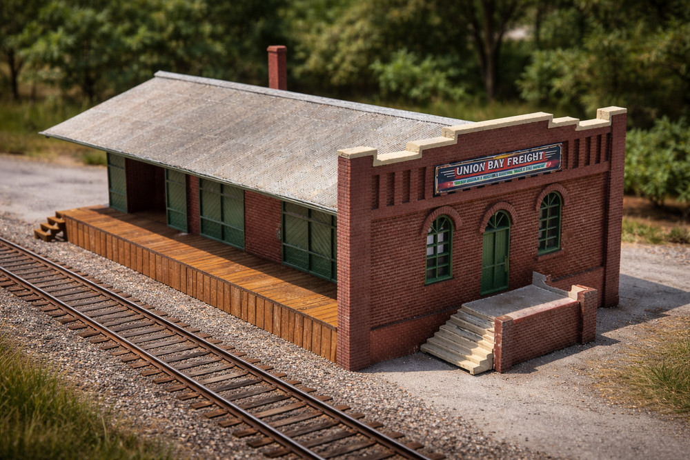 Union Bay – HO Scale / 1:87TH – Laser-Cut Craftsman Kit