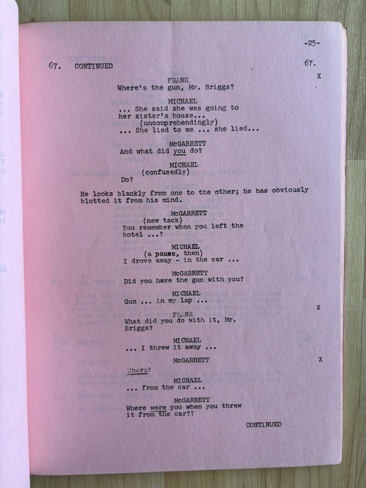 Hawaii Five-O 'The Saturday Night Special' Original Script Final Draft
