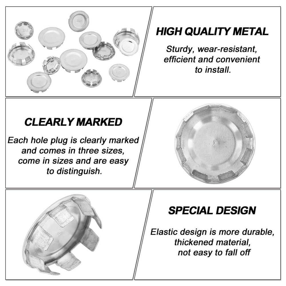 Yaocom 12 Pcs Knockout Seal Electrical Box 3/4 Inch Inch, Gray
