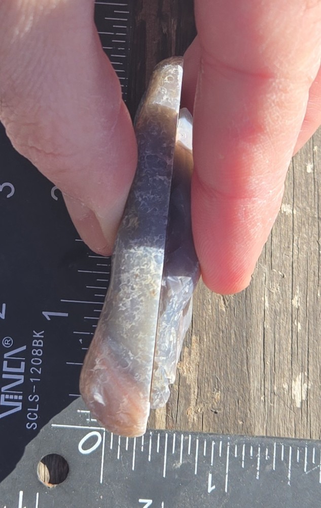 Botswana Agate Cut In Half - Rough, Natural, Not Polished