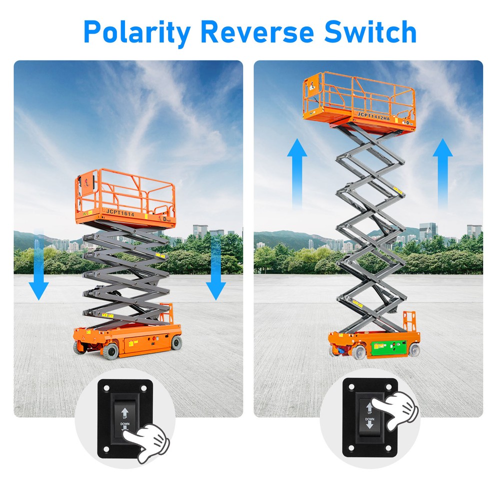 30A DPDT Momentary Reverse Switch Up Down Polarity Reverse Switch for Trailer 4x