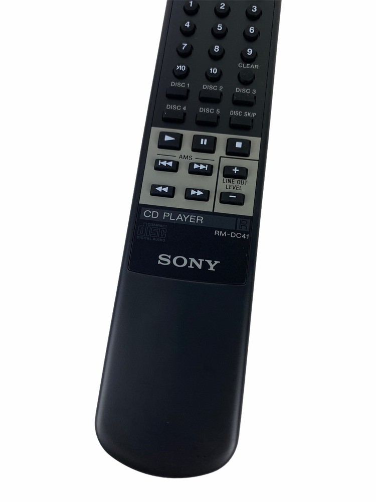 NEW Sony RM-DC41 OEM Original CD Player Audio Replacement Remote Control Black