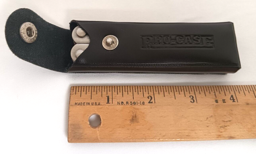 Pro-Case® Folding Stainless Multi-Tool Knife With Black Case