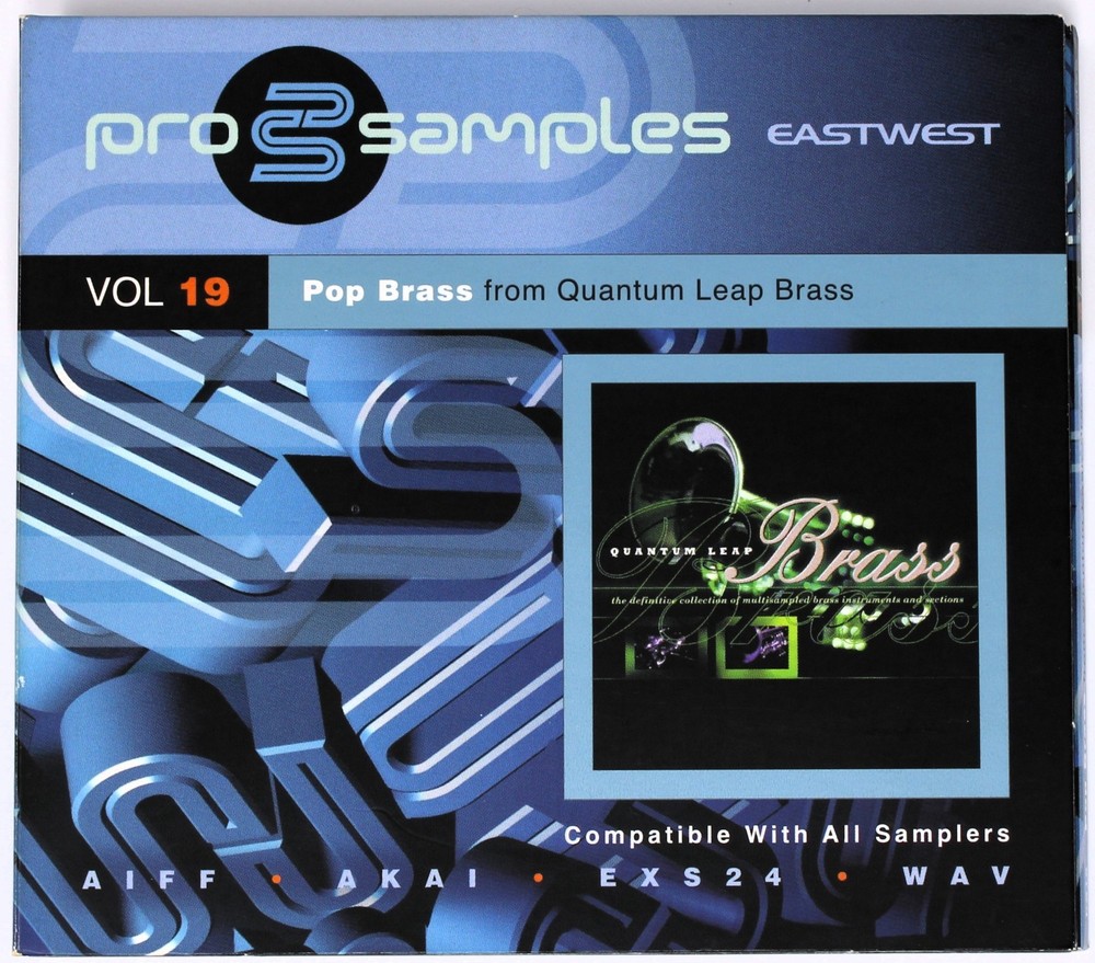 East West Pro Samples 19 Pop Brass Sample/Sound Library/Sampling CD