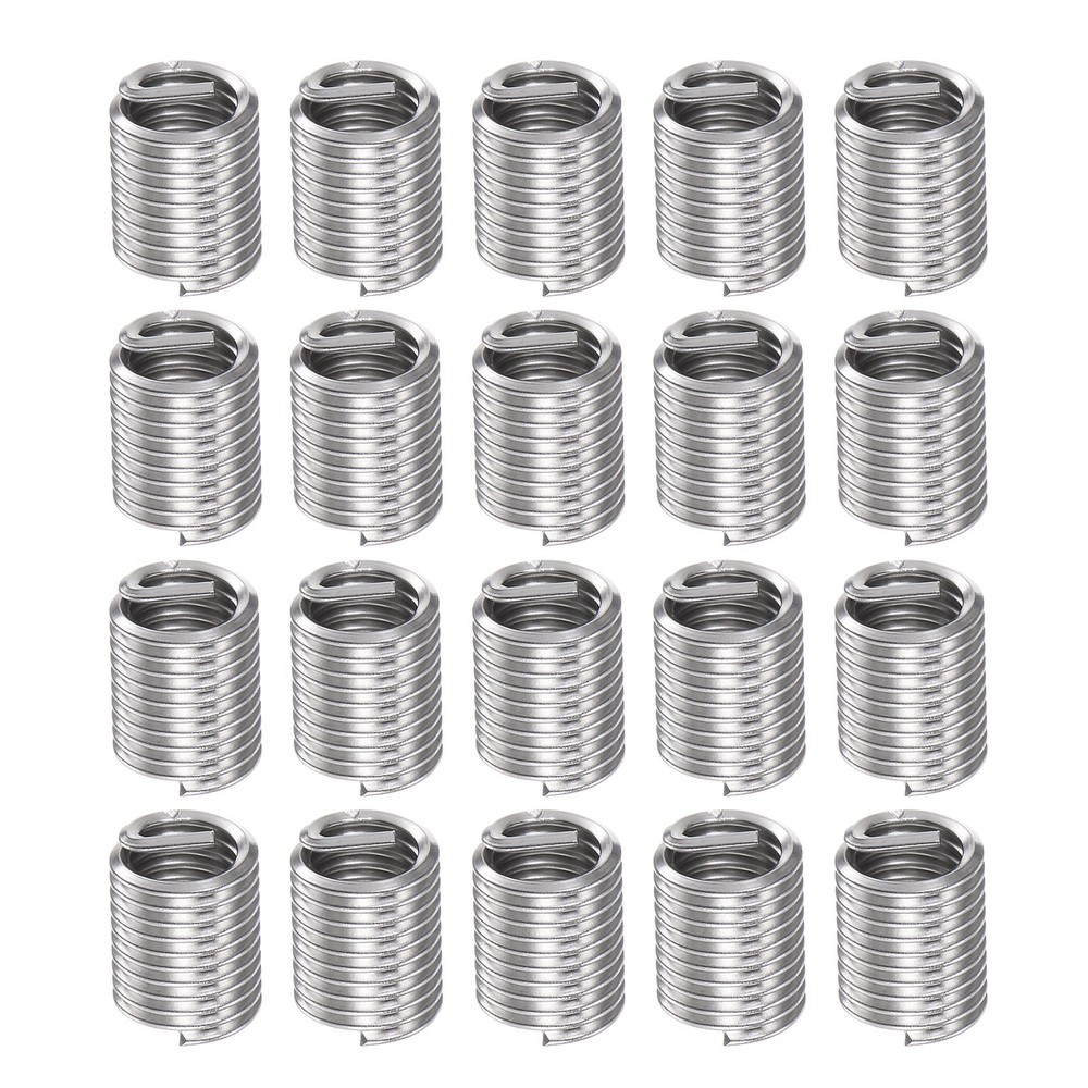 20pcs 3/8-16 UNC 2D 19mm Stainless Steel Helical Wire Threaded Inserts