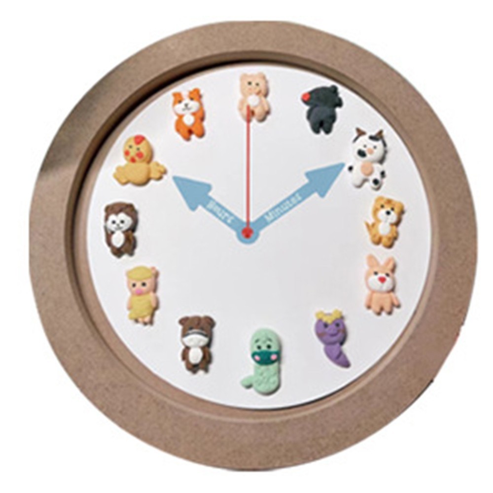 DIY Clock Parts Integrated Hanging Design Crafting Projects ABS Material