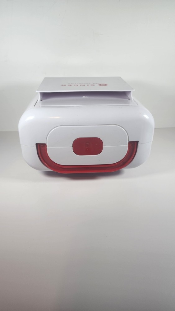 Singer Sew Essentials EMPTY Storage Case Box White Red Sewing Portable Organizer