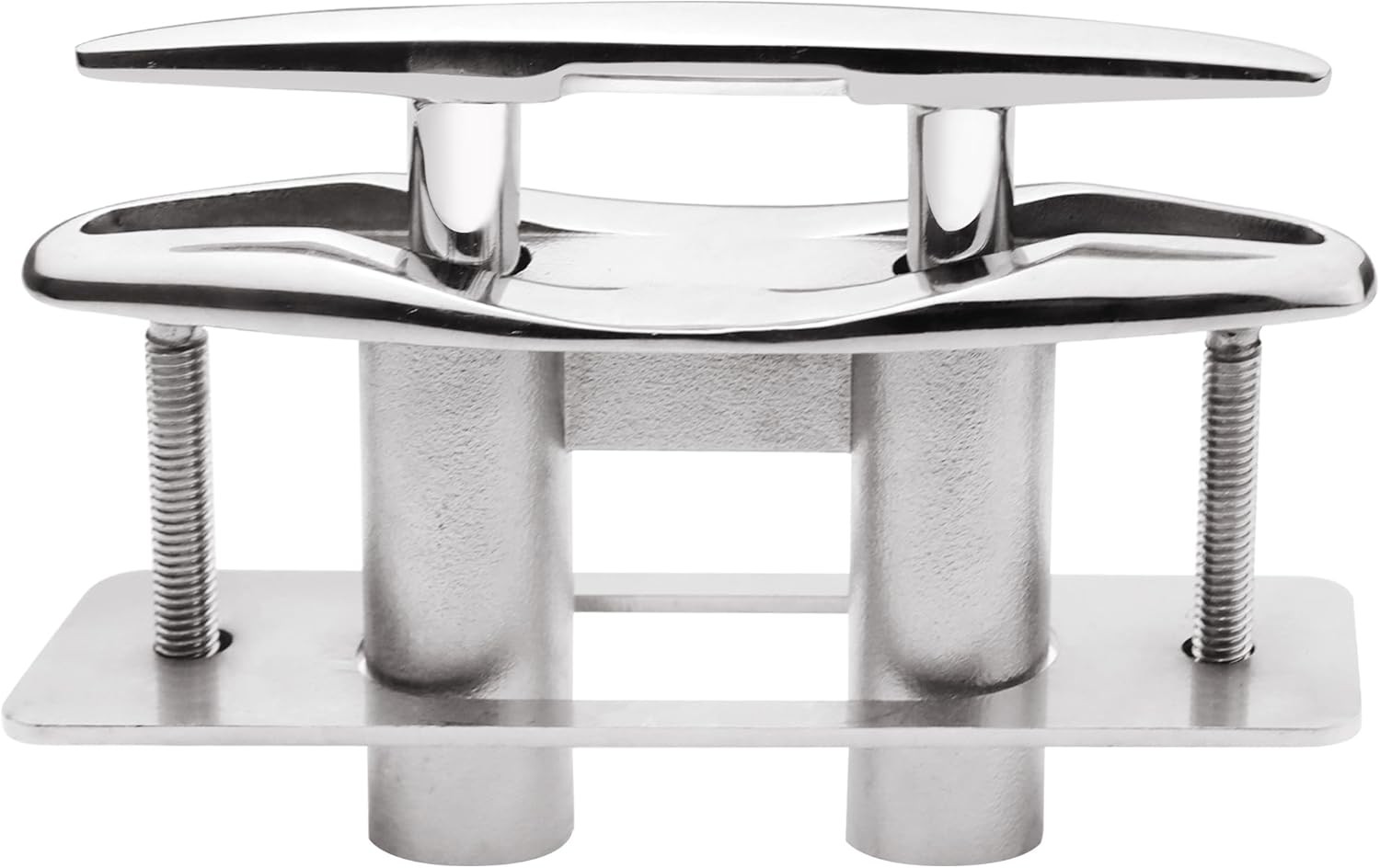 Boat Cleat 8" Pull Up Deck Cleat Flush Mount 316 Stainless Steel Cleat Marine