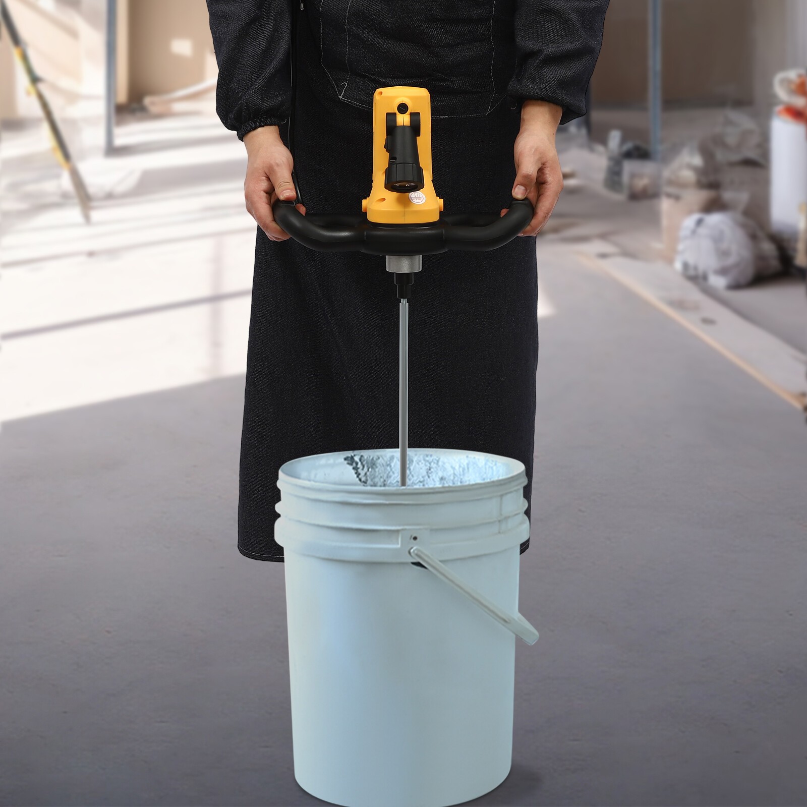 110V Concrete Polishing Machine Smoothing Polishing Machine 6 Variable Speed