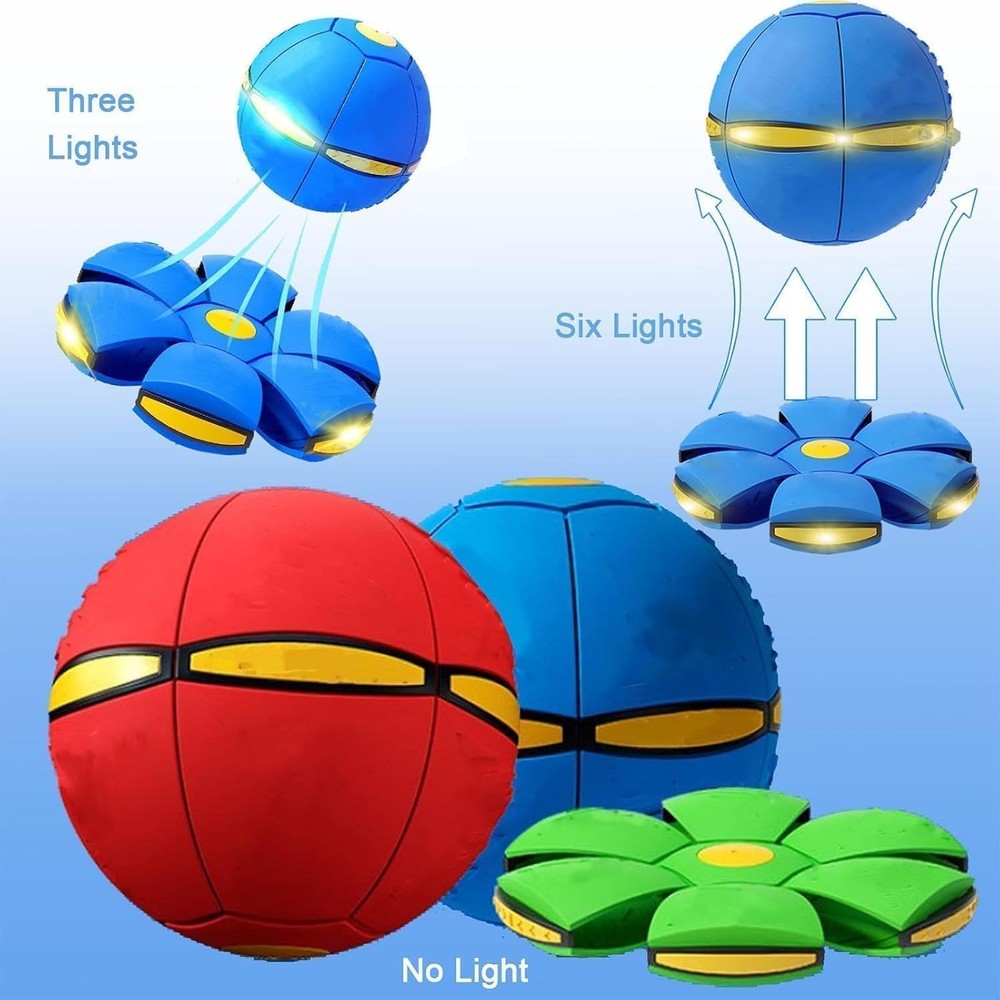 Magic Bouncing Ball, Freely Switchable Magic Meta Ball Toy with Lights