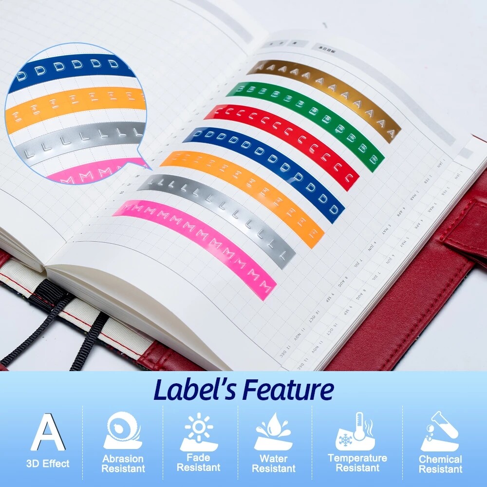 DYMO Embossing Label Maker with 5 DYMO Label Tapes | Organizer Xpress, Pro Label