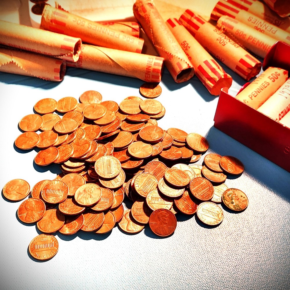 1970 D Lincoln Memorial Cent Roll - Circulated