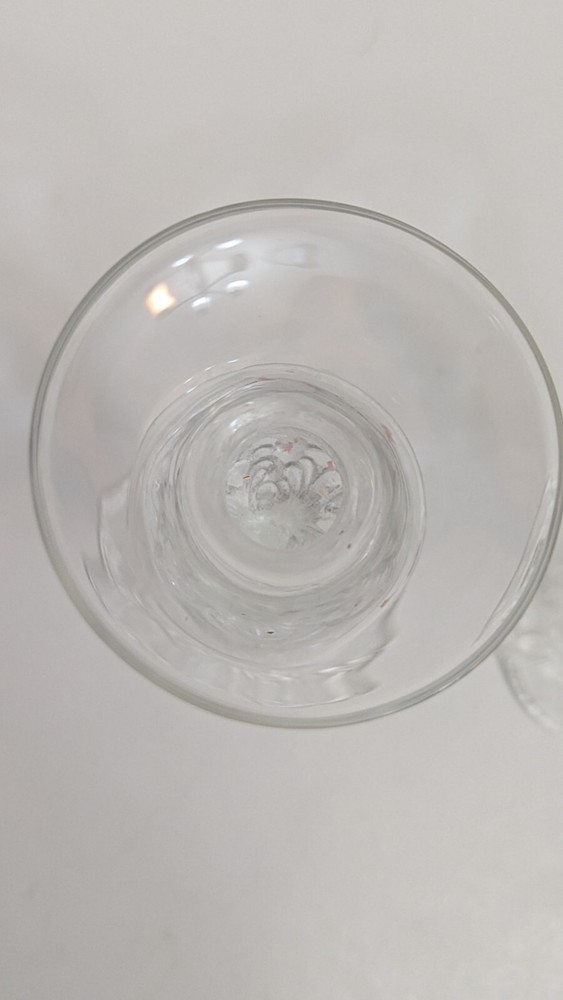 Vintage Patterned Glass Candle Holders