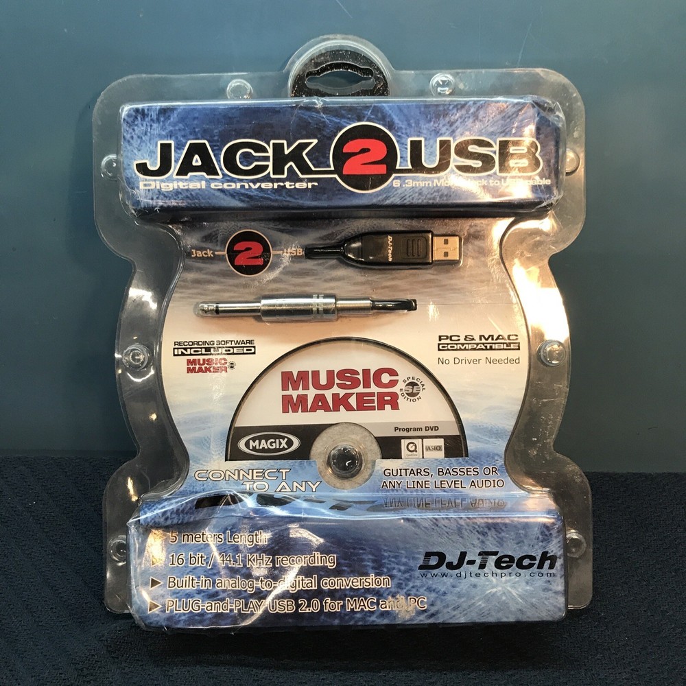 DJ TECH JACK 2 USB DIGITAL CONVERTER