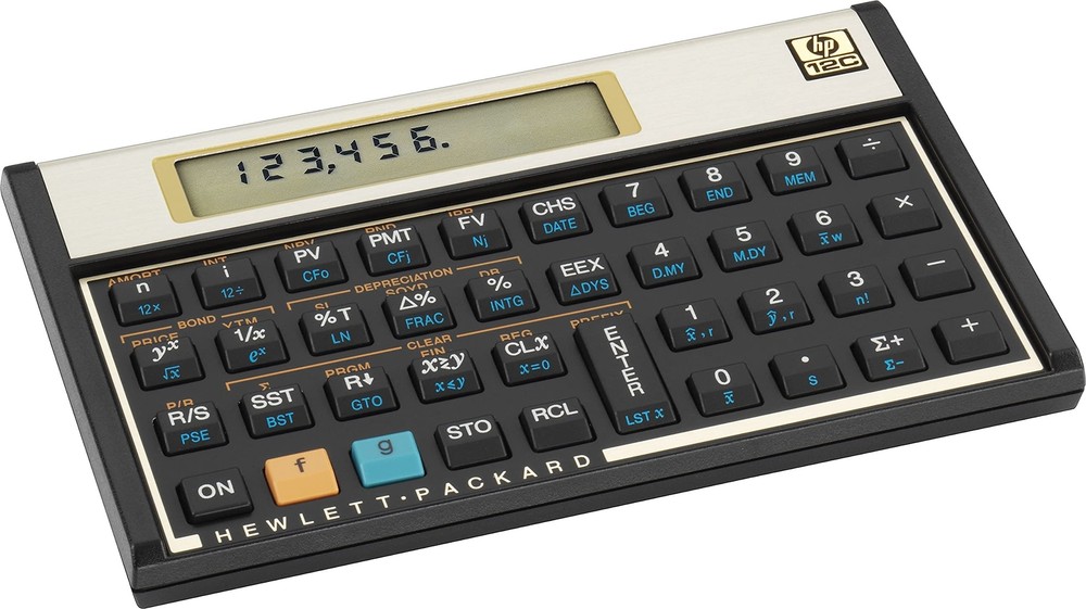 Hewlett Packard 12C Financial Calculator