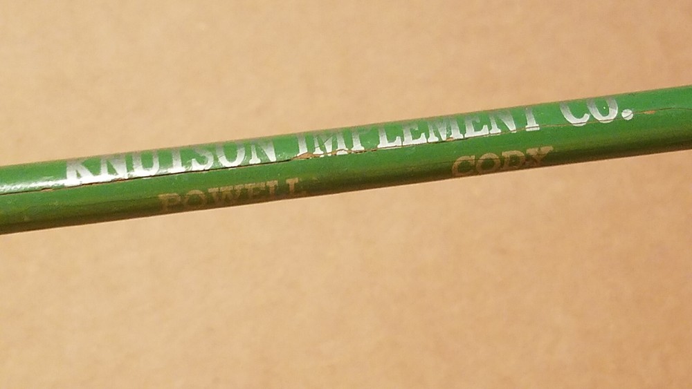 Knutson Implement Co. Pencil: John Deere, Packard, Farmhand