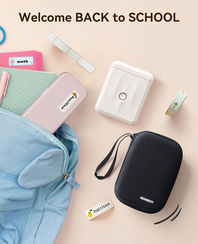 Label Maker Machine Bluetooth Label Printer for School Home Office Organization,