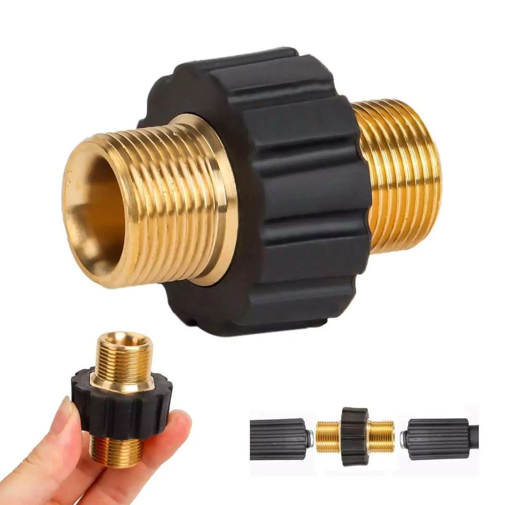 2pcs Pipe Hose Adapter Pressure Washer Connector With 14mm Inner Thread