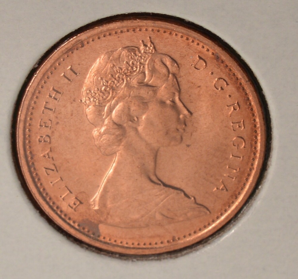 1972 Canada Penny - Uncirculated from Original Mint Roll