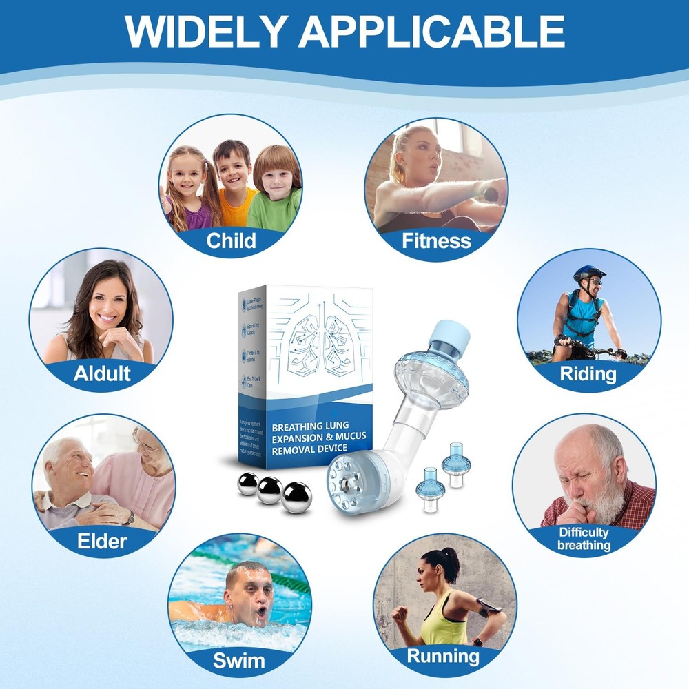 Flutter Valve Non-Measuring Exerciser, FSA & HSA Eligible Portable Breathing