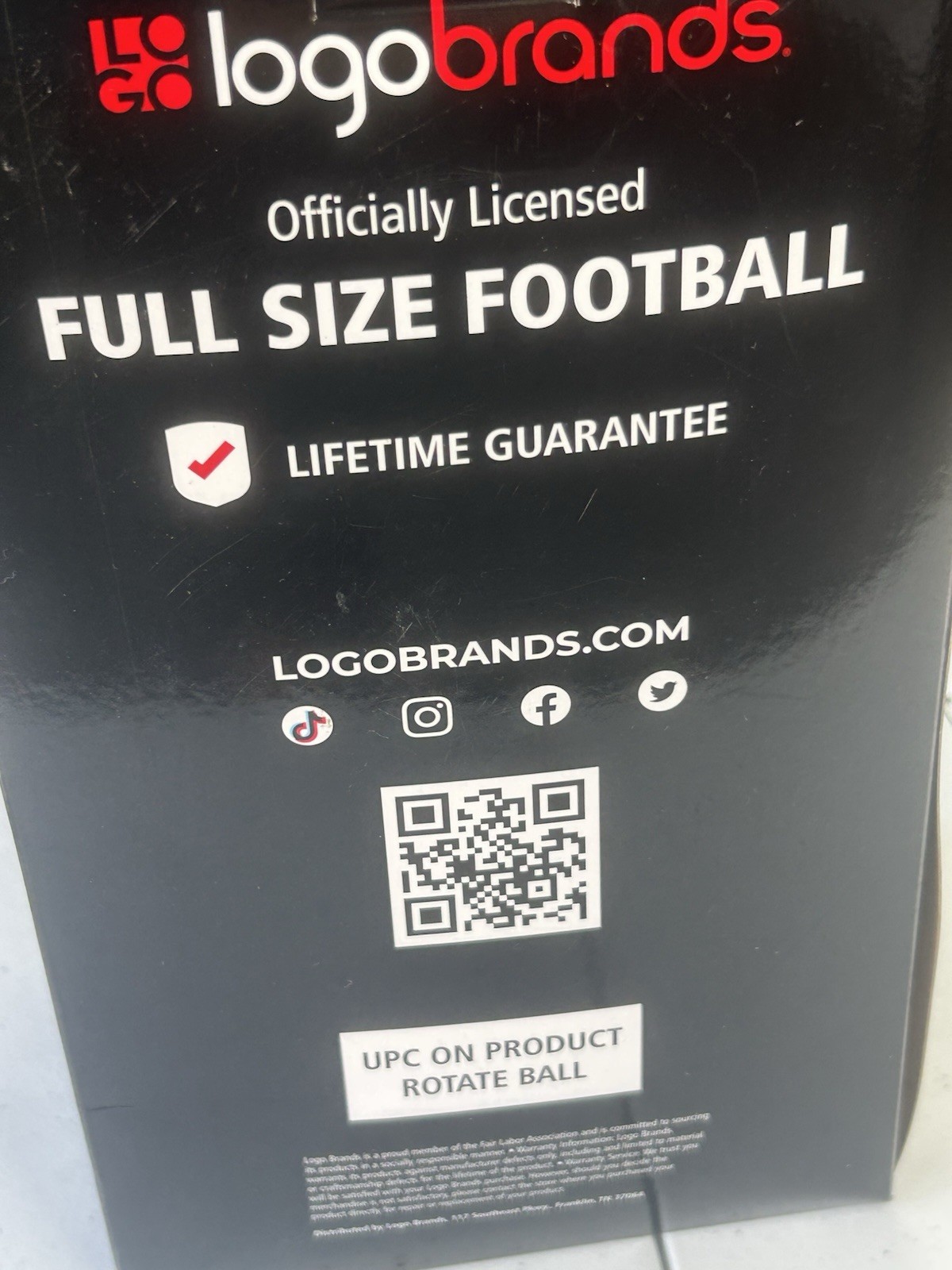 XFL UFL Full Size Replica Football Houston Roughnecks Gamblers Rare