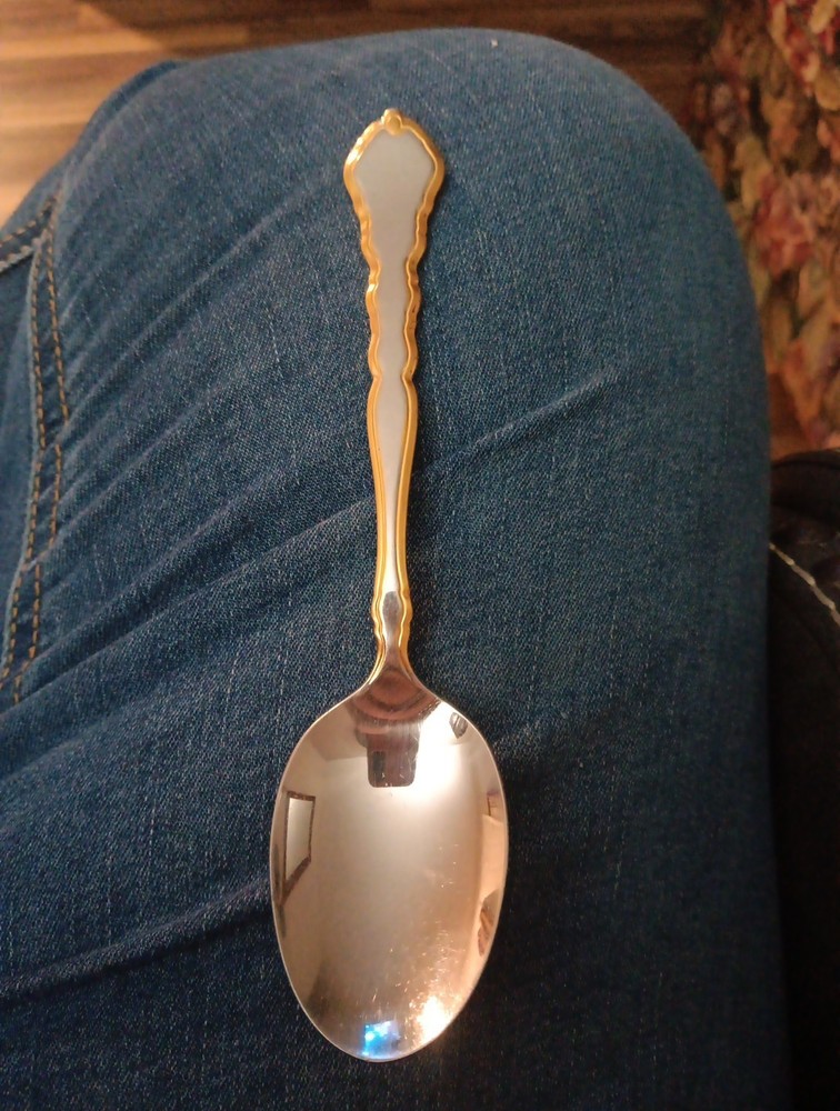 Community Stainless Oneida Gold Toned Spoon
