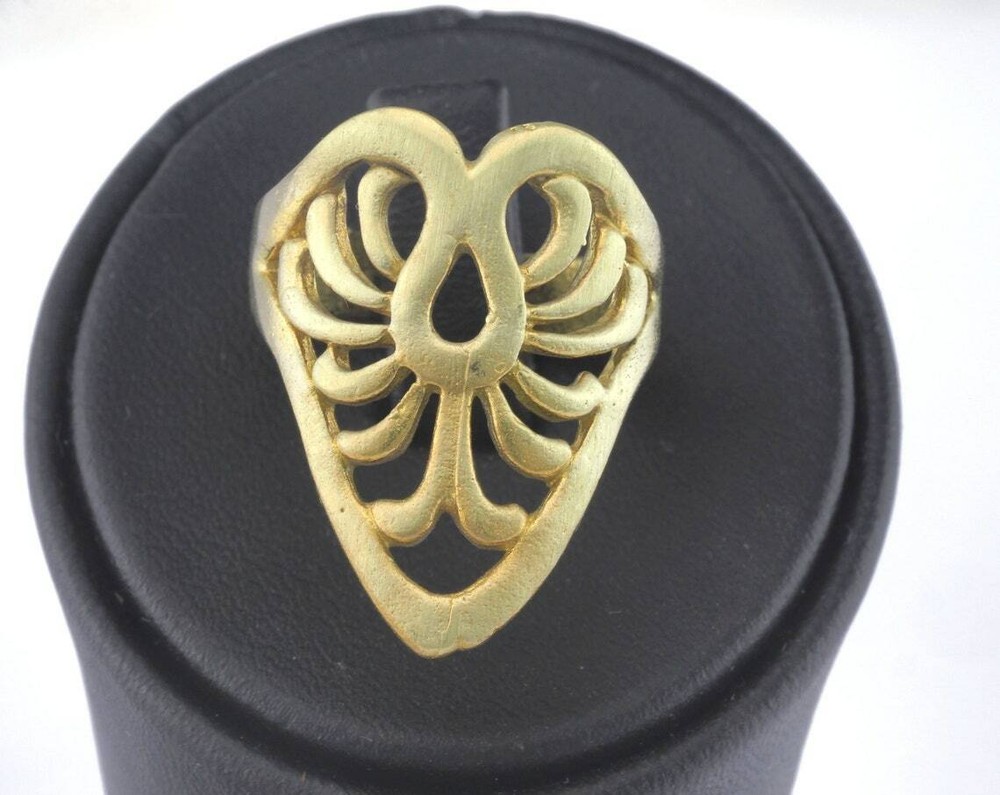 Adjustable Ring Raw brass (18mm 8US inner size) 2671
