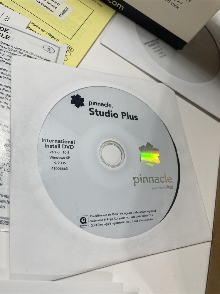 Pinnacle Studio Plus Titanium Edition - Home Video Editing Version 10.5