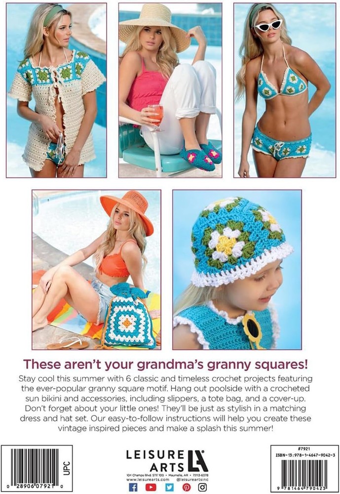 Great Grannies Made Modern Crochet Pattern Book Granny Square Projects