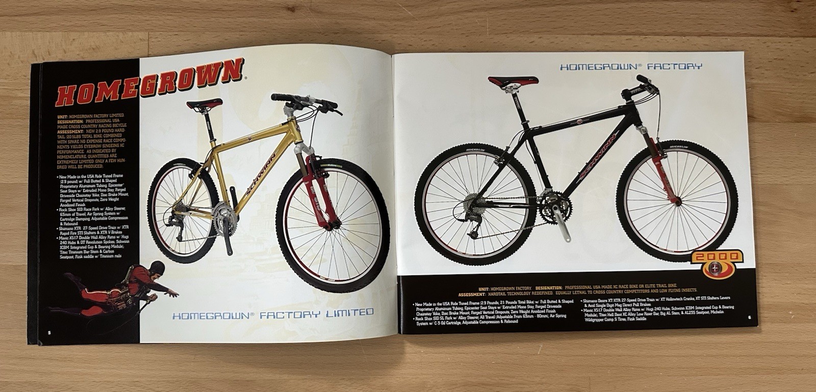 1996-2000 Vintage Schwinn Bicycle CATALOGs Lot of 5 Bundle