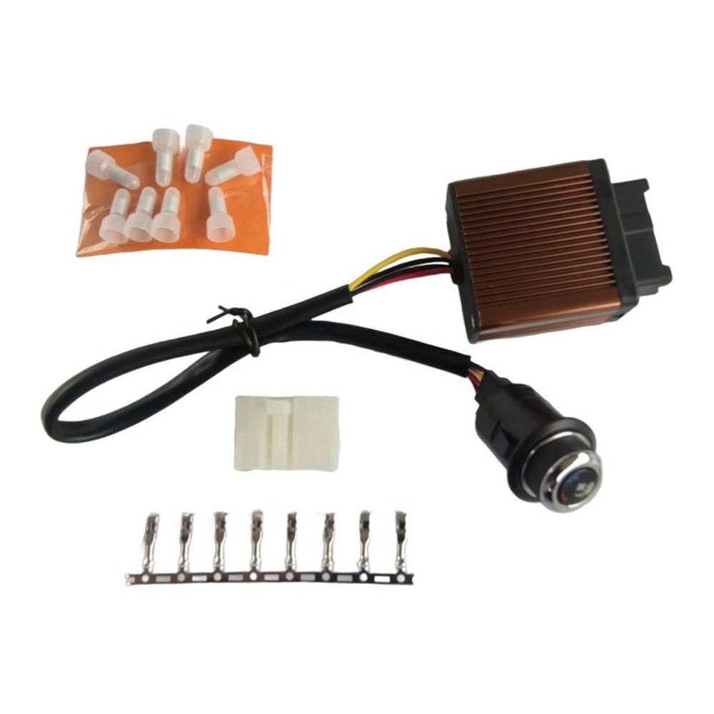 12V Car Seat Ventilation and Heating Switch Controller Kit with Plastic Button