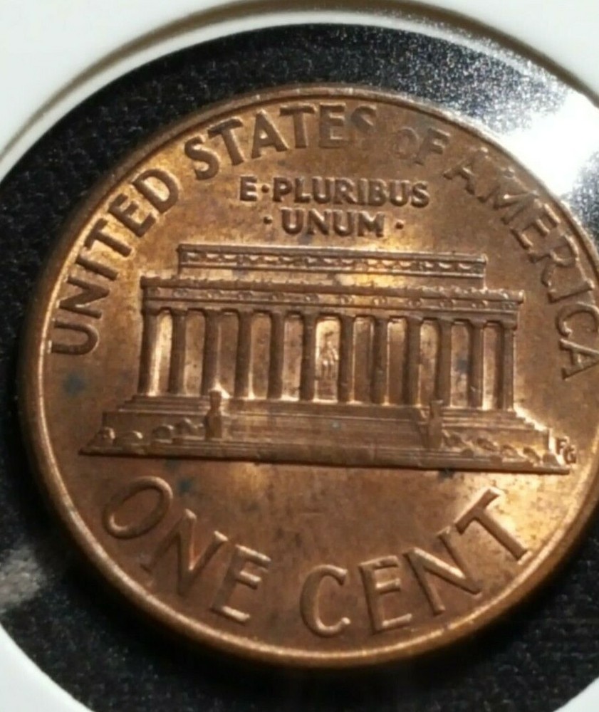 1990-P Lincoln Cent Die Clash Error Cent "Sun Ray's"