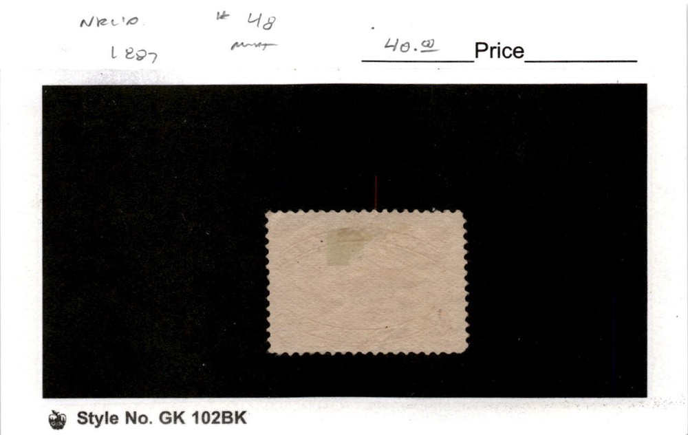 Newfoundland, Postage Stamp, #48 Mint Hinged, 1887 Codfish (AC)