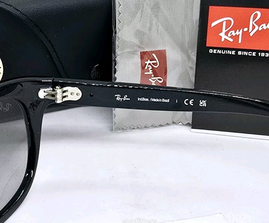 RAY BAN black/grey gradient RB4216 601/11 56 sunglasses NEW IN BOX! Authentic!