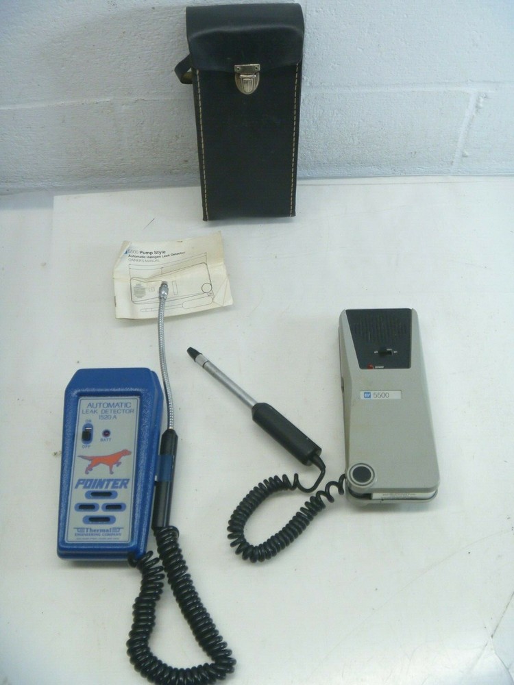 Tif 5500 Halogen HVAC Leak Detector Case Pointer 1520A Automatic Detector As Is