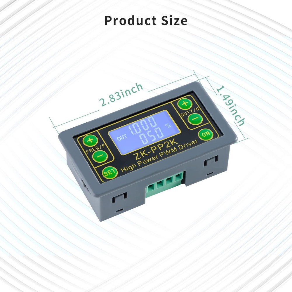 Function Signal Generator, ZK-PP2K PWM Pulse Frequency Generator, 1Hz-150KHz ...