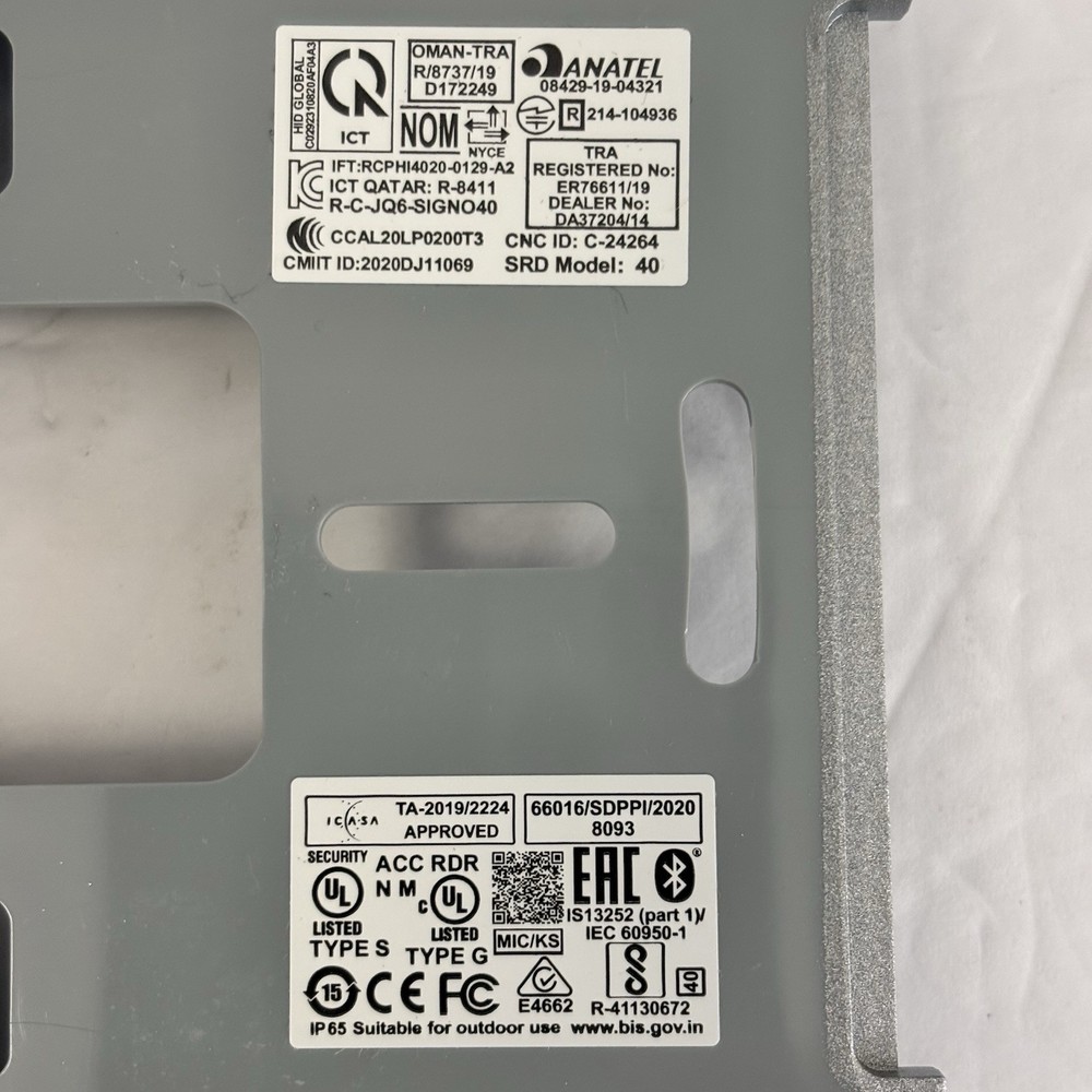 HID Signo 40 40NKS-T2-000000 Smart Card Access Control Reader