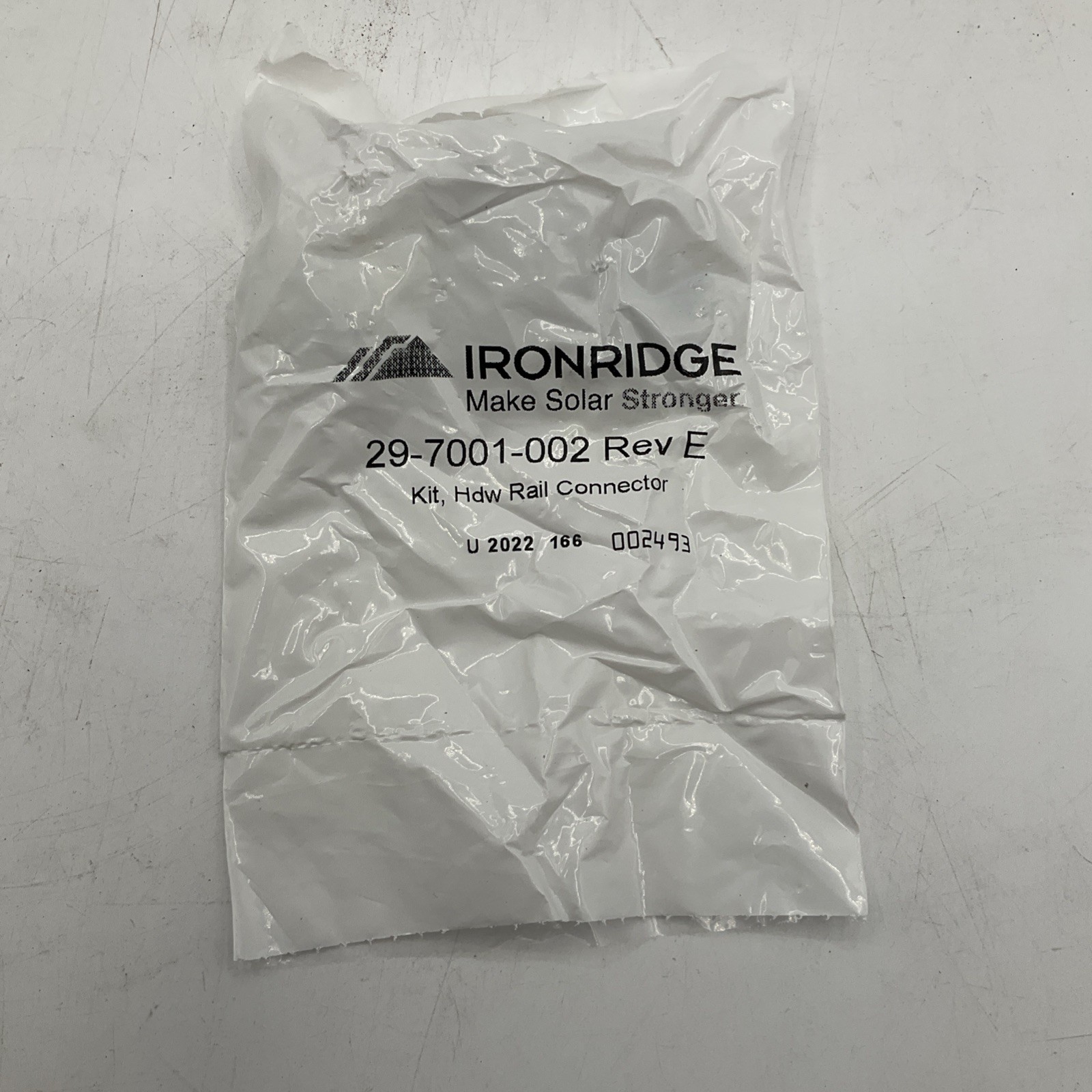 Lot of 215 IRONRIDGE 29-7001-002 Rev E Hdw Rail Connector Hardware Kit for Solar