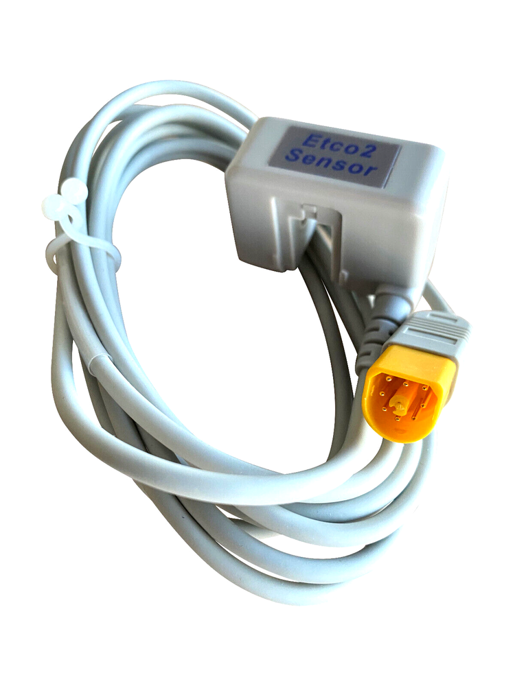 Philips Compatible End Tidal CO2 EtCO2 Sensor Mainstream Capnography Kit, 8 Pins