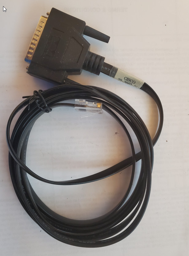 Cisco Compatible 72-3663-01 Modem Console RJ45 DB25 Cable