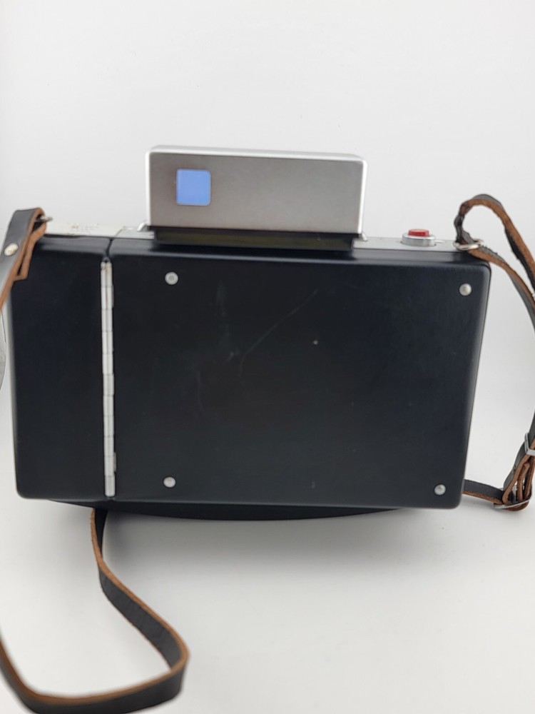 Vintage Polaroid Automatic 250 Land Camera w/ Case, Strap, Untested