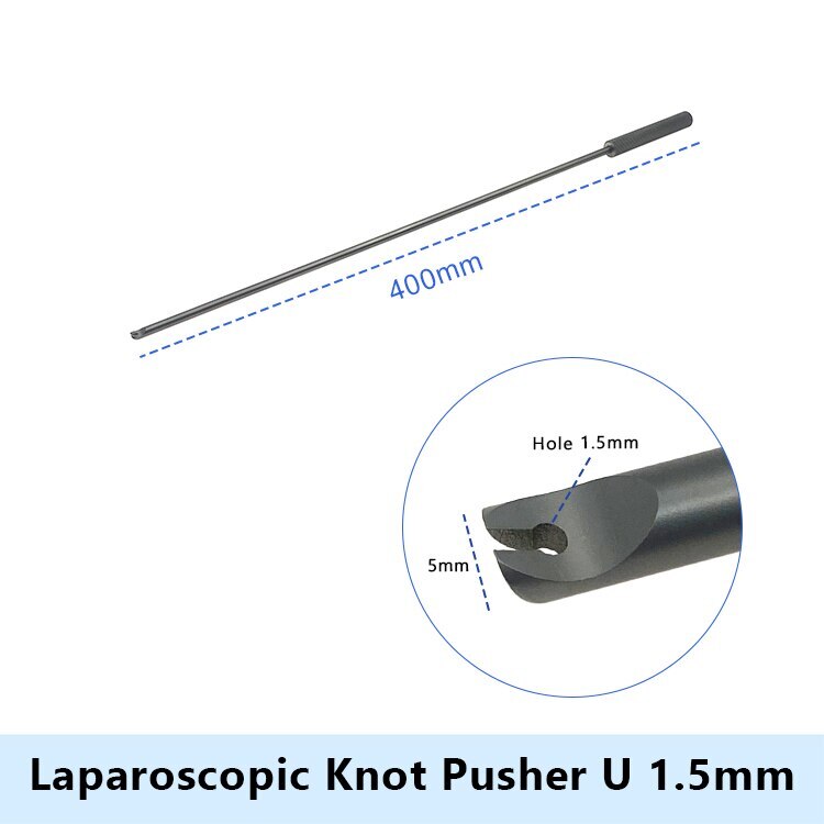 Laparoscopic Knot Pusher Open Close tip Laparoscopy Surgery Instruments