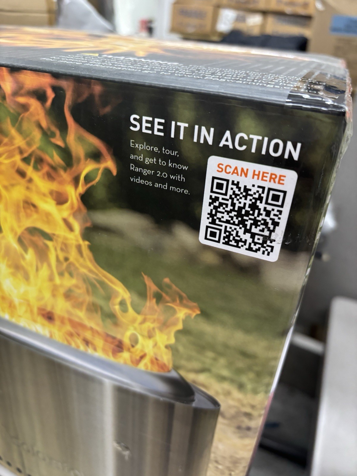 Solo Stove Ranger 2.0 Outdoor Fire Pit Stainless Steel Portable 15"Dia x 12.5"H