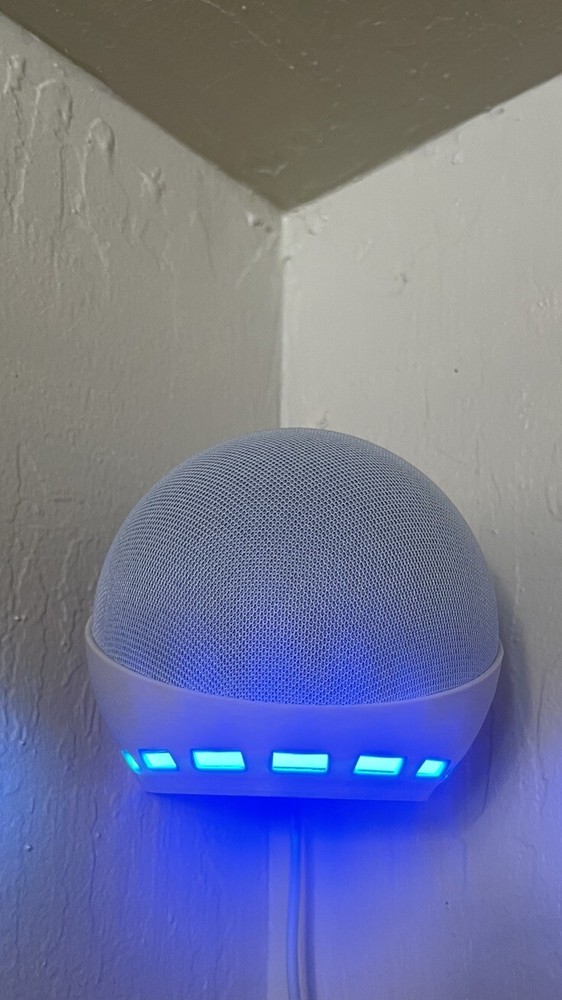 2-Pack Echo Dot 4/5 Wall & Corner Mount Bracket Holder Accessory TAN!!