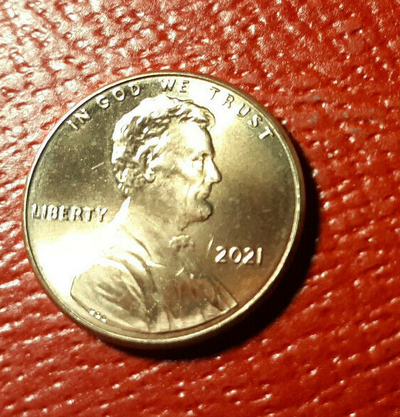 2021 P MULTIPLE DIE CRACKS SHIELD CENT MINT