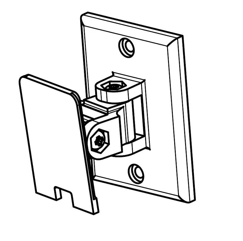 Adjustable Wall Mount for SimpliSafe Indoor Camera - DTLgear | MADE IN USA