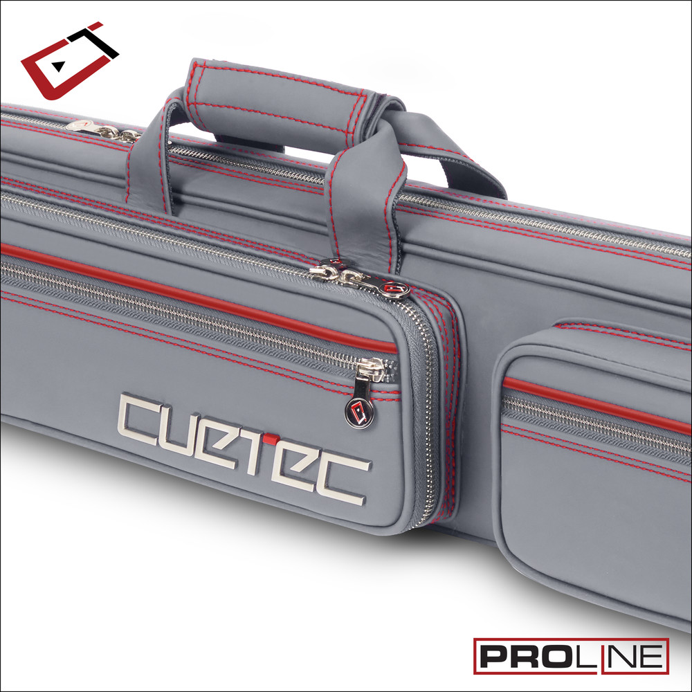 Cuetec Pro Line Gray 4x8 Soft Pool Cue Case